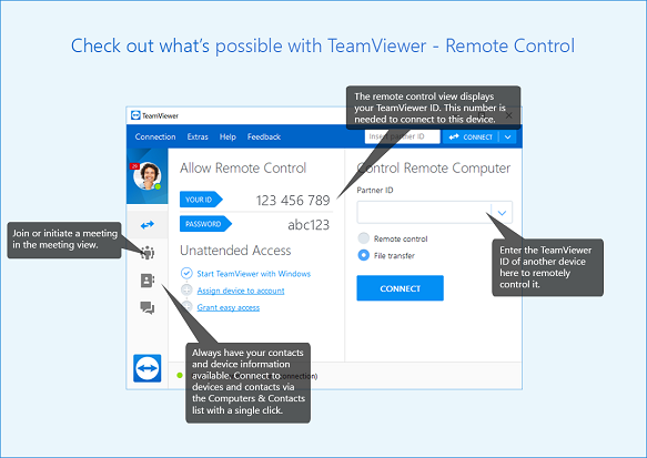 Teamviewer remote control как узнать id